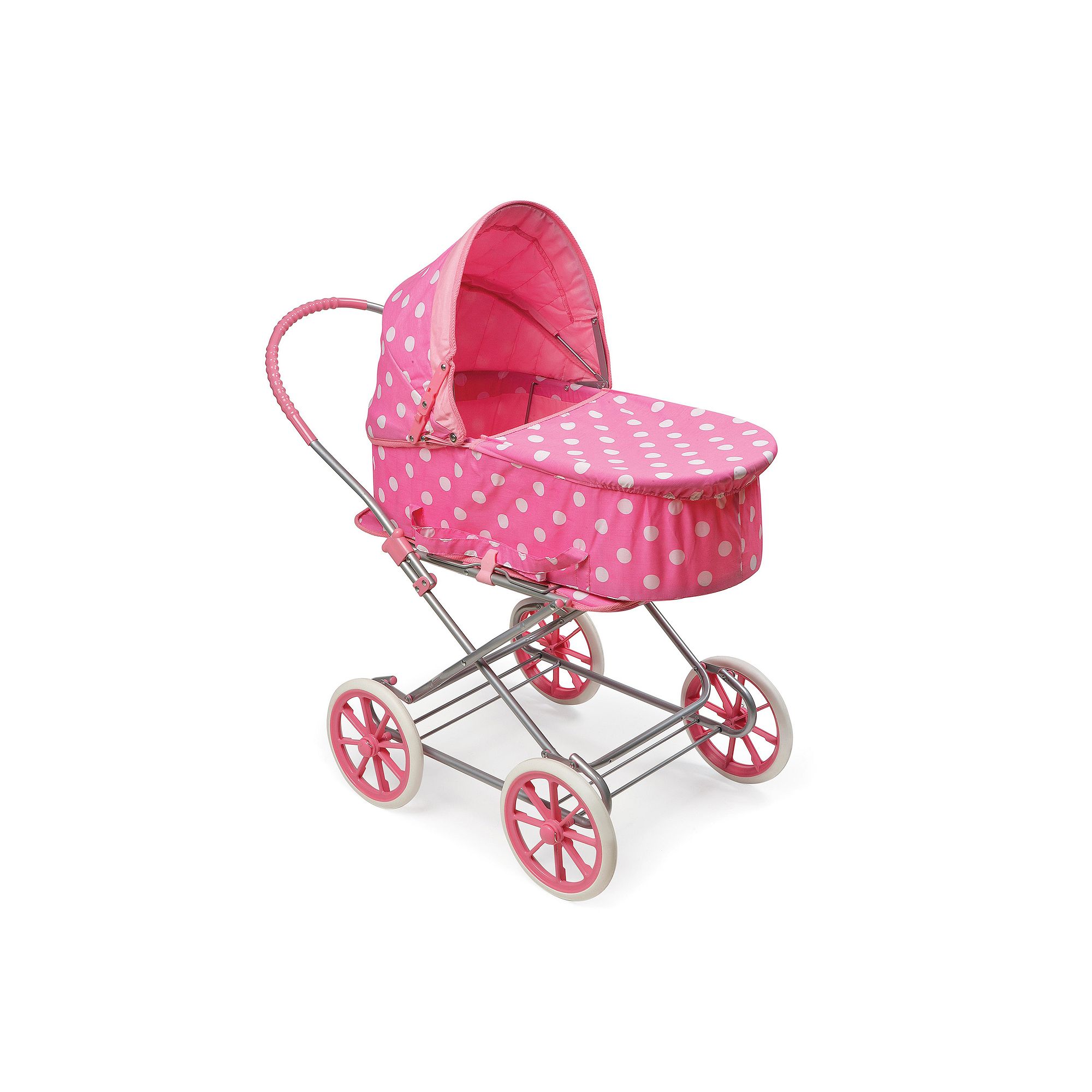 Badger Basket Polka-Dot 3-in-1 Doll Carrier, Pink