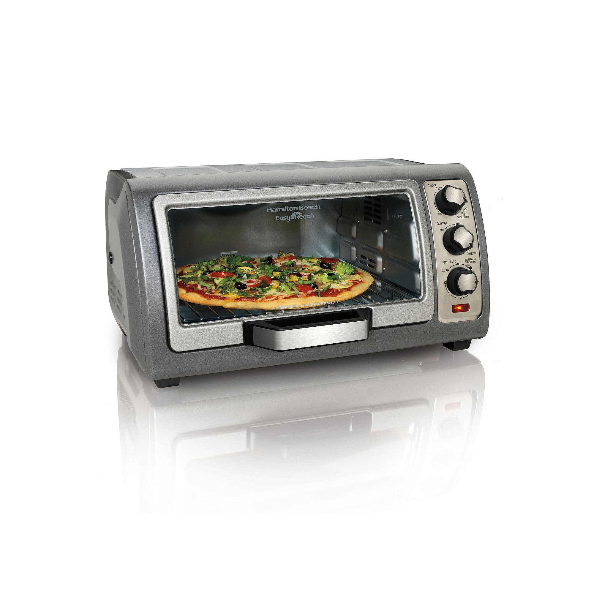 Hamilton Beach 6-Slice Convection Oven, Silver