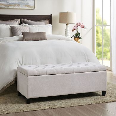 Madison Park Shandra Tufted Storage Ottoman
