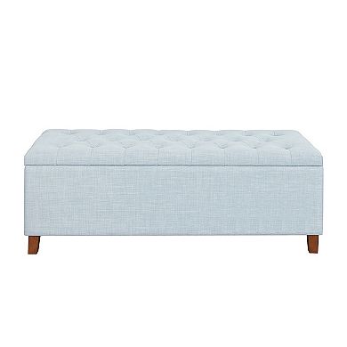 Madison Park Shandra Tufted Storage Ottoman