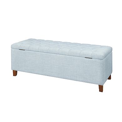 Madison Park Shandra Tufted Storage Ottoman