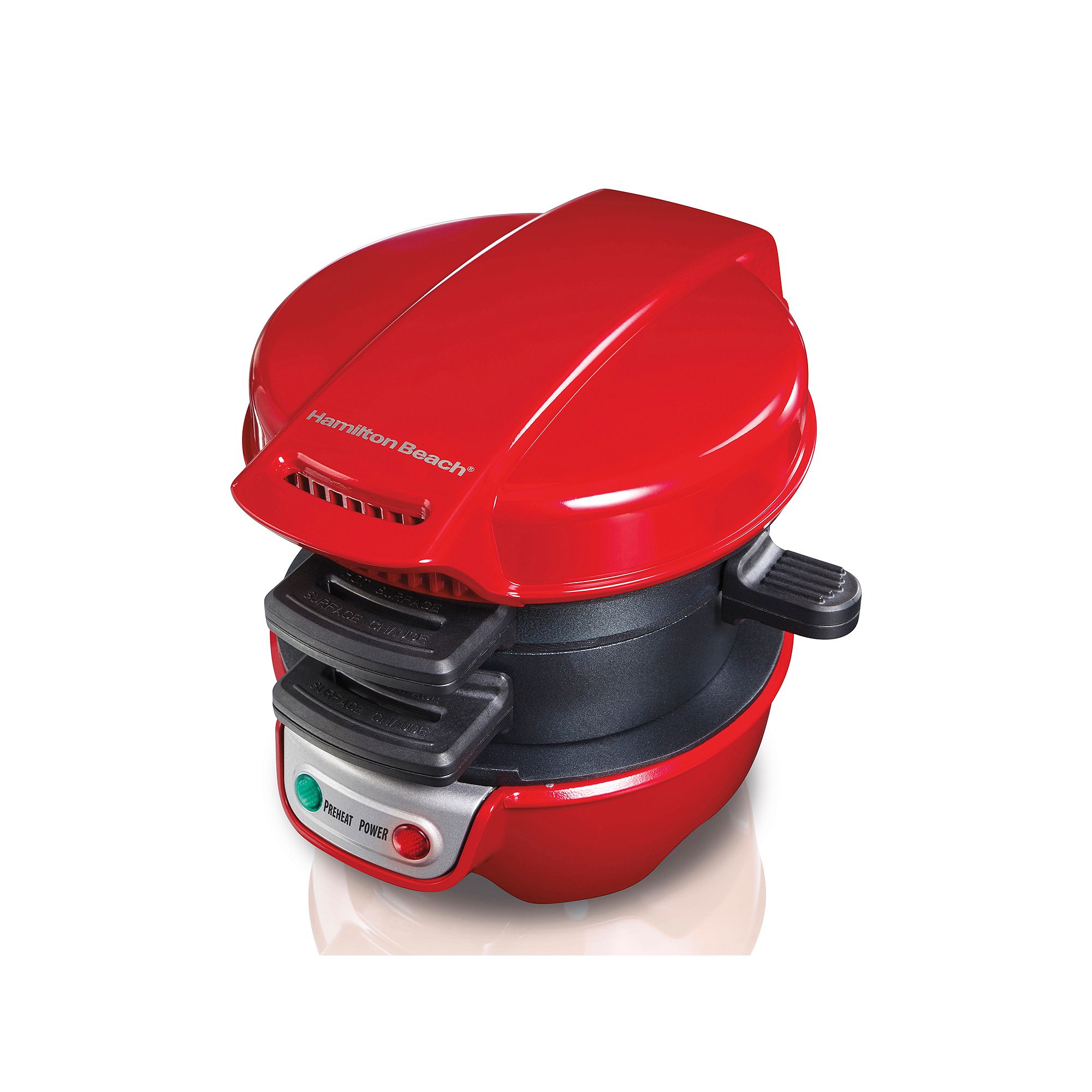 Hamilton Beach Breakfast Sandwich Maker, Red