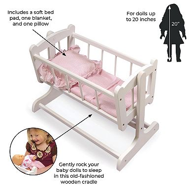 Badger Basket Heirloom Style Doll Cradle