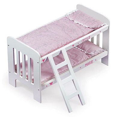 Badger Basket Doll Bunk Bed with Ladder