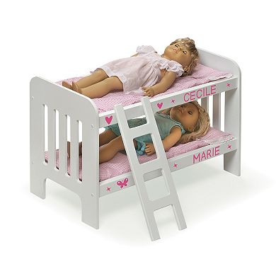 Badger Basket Doll Bunk Bed with Ladder