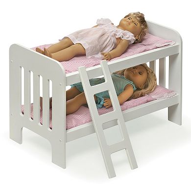 Badger Basket Doll Bunk Bed with Ladder