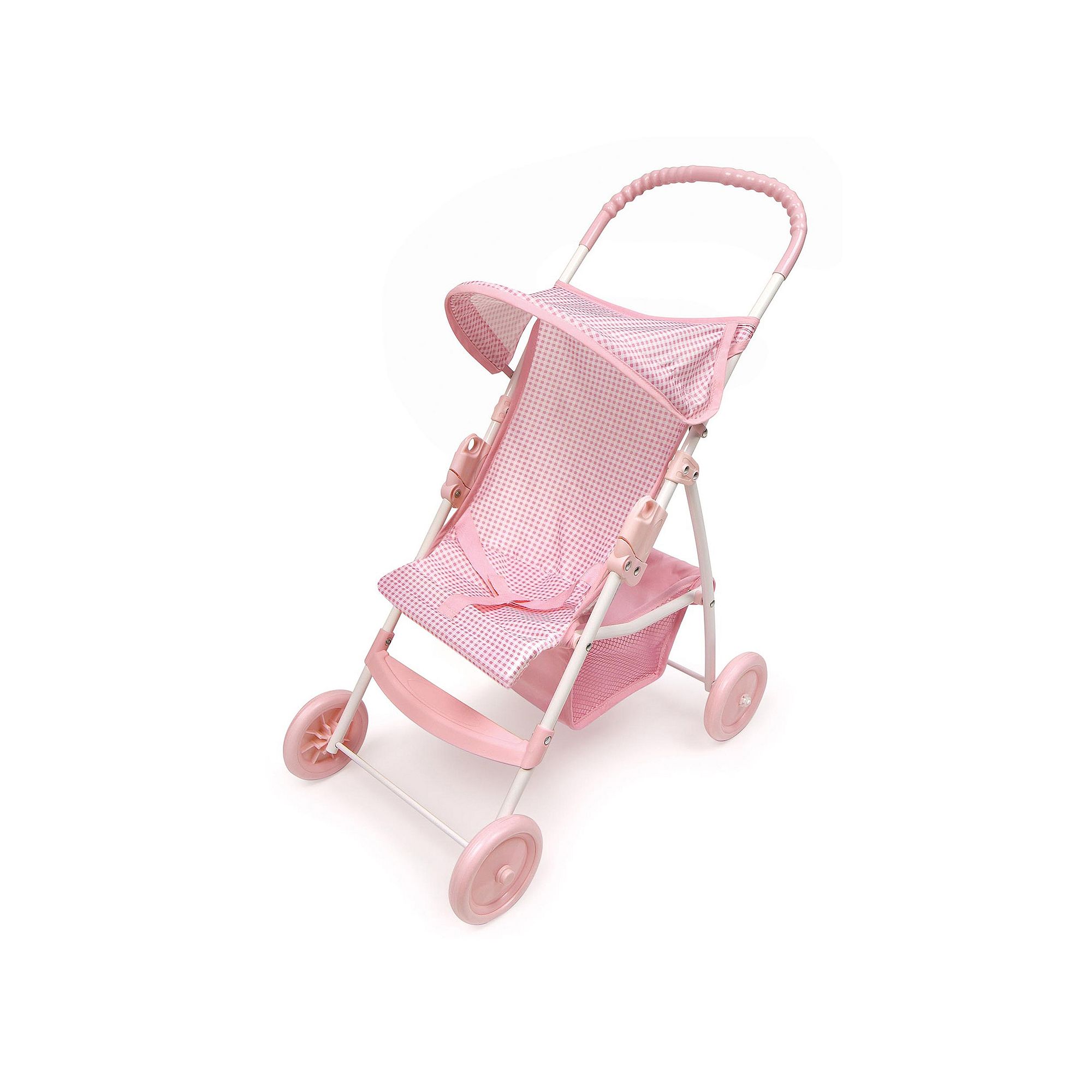 Badger Basket Folding Doll Stroller, Pink