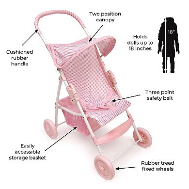 Badger Basket Folding Doll Stroller