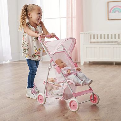 Badger Basket Folding Doll Stroller
