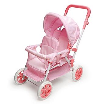 Badger Basket Double Doll Folding Stroller