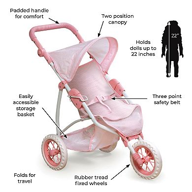 Badger Basket Doll Jogging Stroller