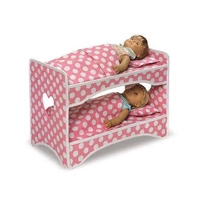 Badger Basket Double Doll Travel Case with Bunk Bed