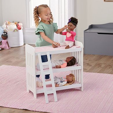 Badger Basket Triple Doll Bunk Bed