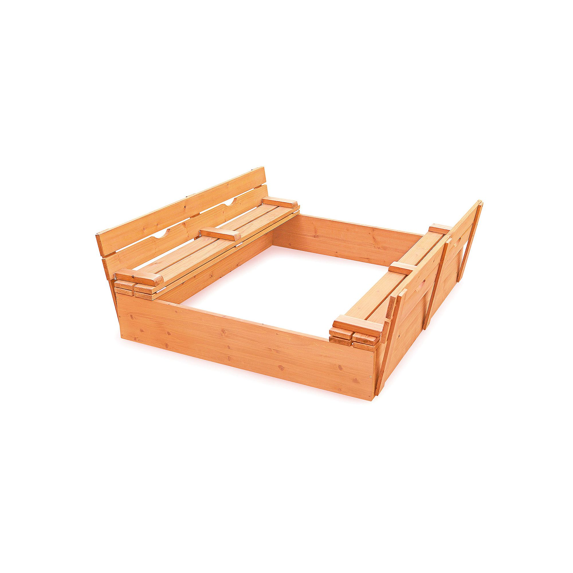 Badger Basket Covered Convertible Cedar Sandbox, Multicolor
