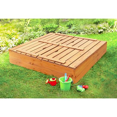 Badger Basket Covered Convertible Cedar Sandbox