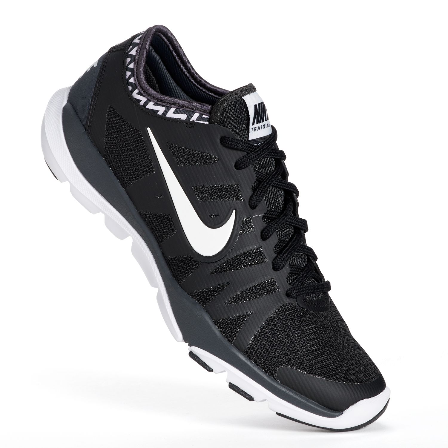 black nike cross trainers womens