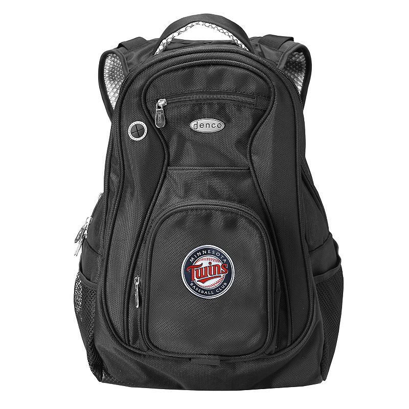 UPC 804371000948 product image for Minnesota Twins 17 1/2-in. Laptop Backpack, Black | upcitemdb.com