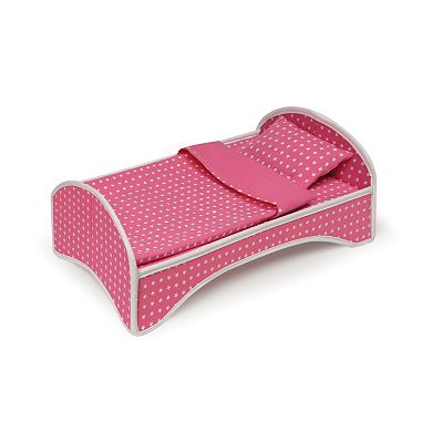 Badger Basket 2-in-1 Doll Wheeled Travel Case with Bed