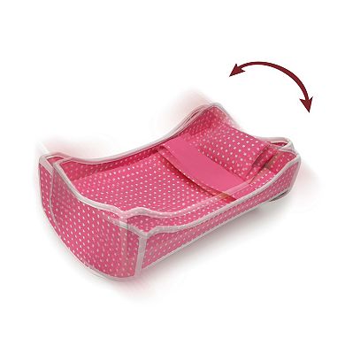 Badger Basket 2-in-1 Doll Wheeled Travel Case with Bed