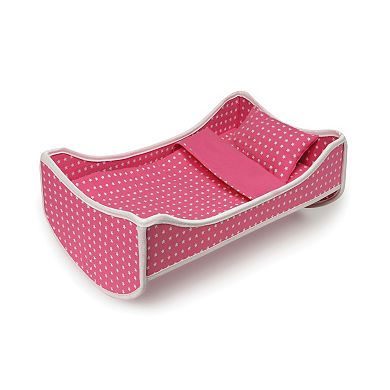 Badger Basket 2-in-1 Doll Wheeled Travel Case with Bed