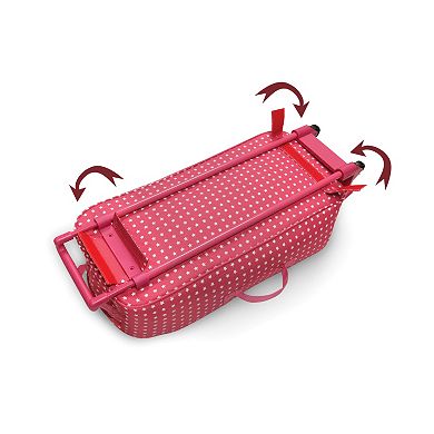 Badger Basket 2-in-1 Doll Wheeled Travel Case with Bed