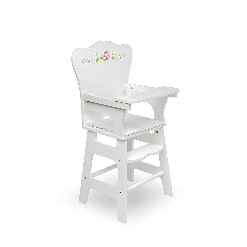 95574459 Badger Basket Doll High Chair, White sku 95574459