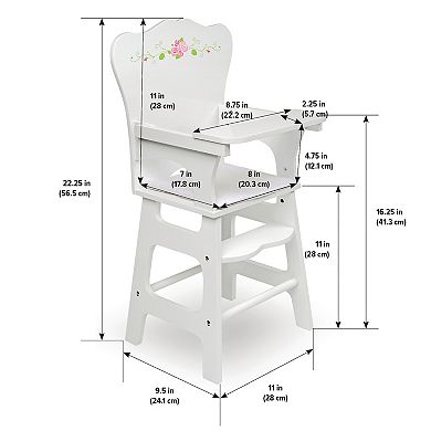 Badger Basket Doll High Chair