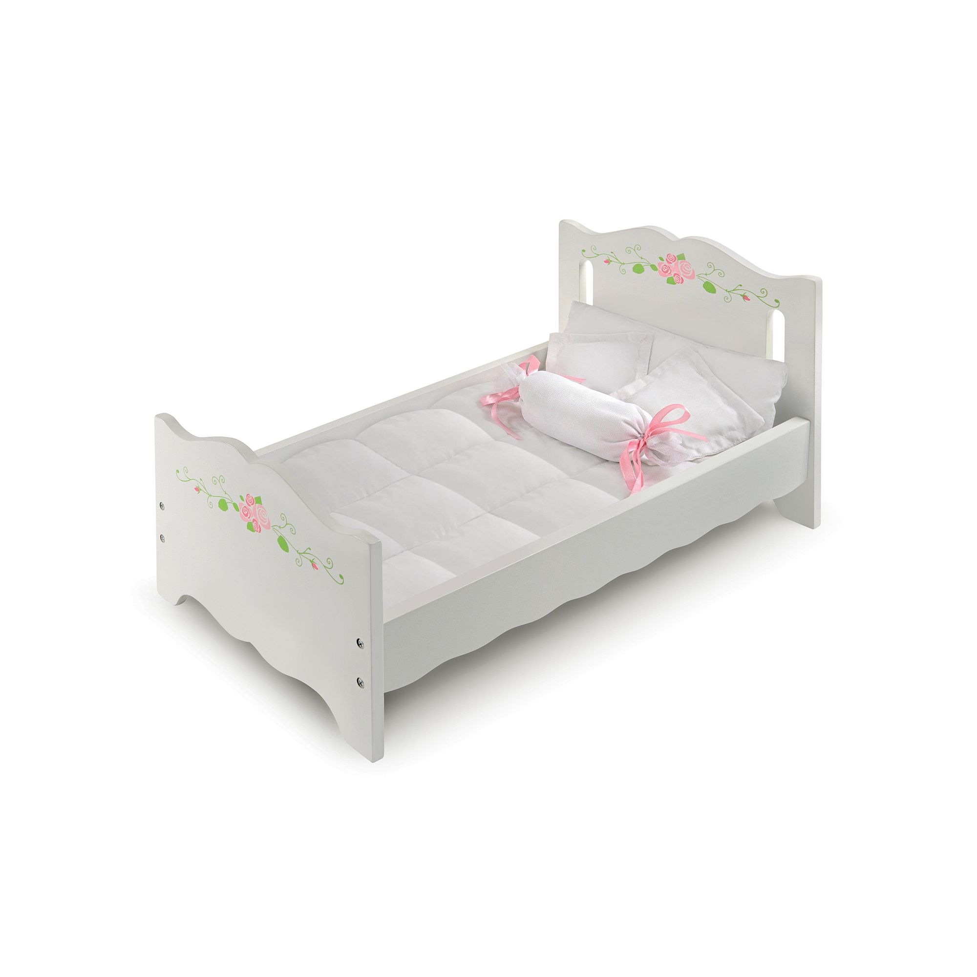 Badger Basket Doll Bed, White