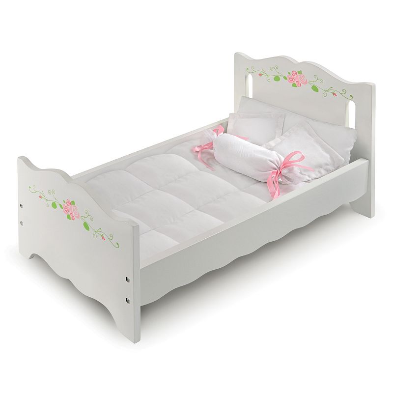 95574502 Badger Basket Doll Bed, White sku 95574502