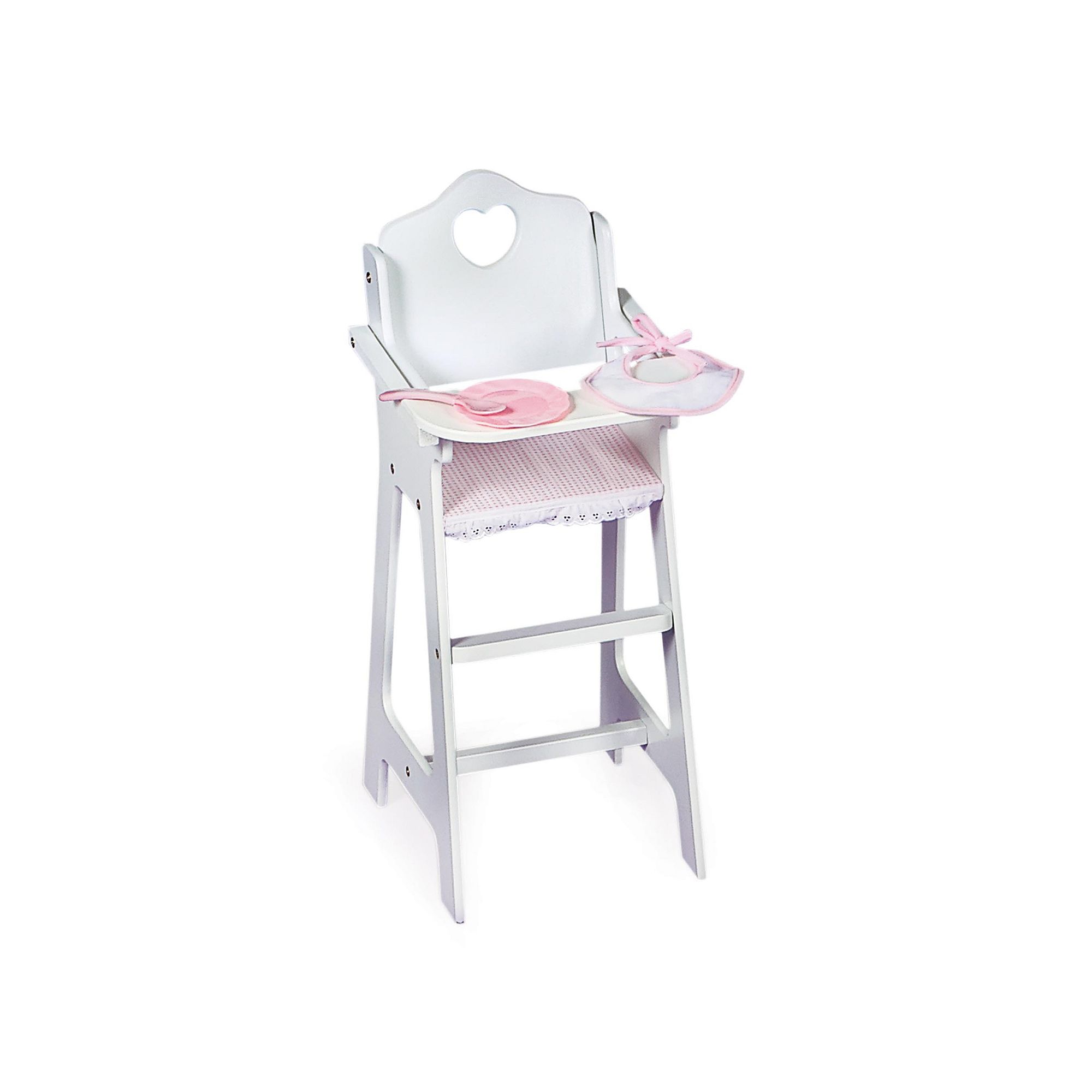 Badger Basket Doll High Chair Set, Pink