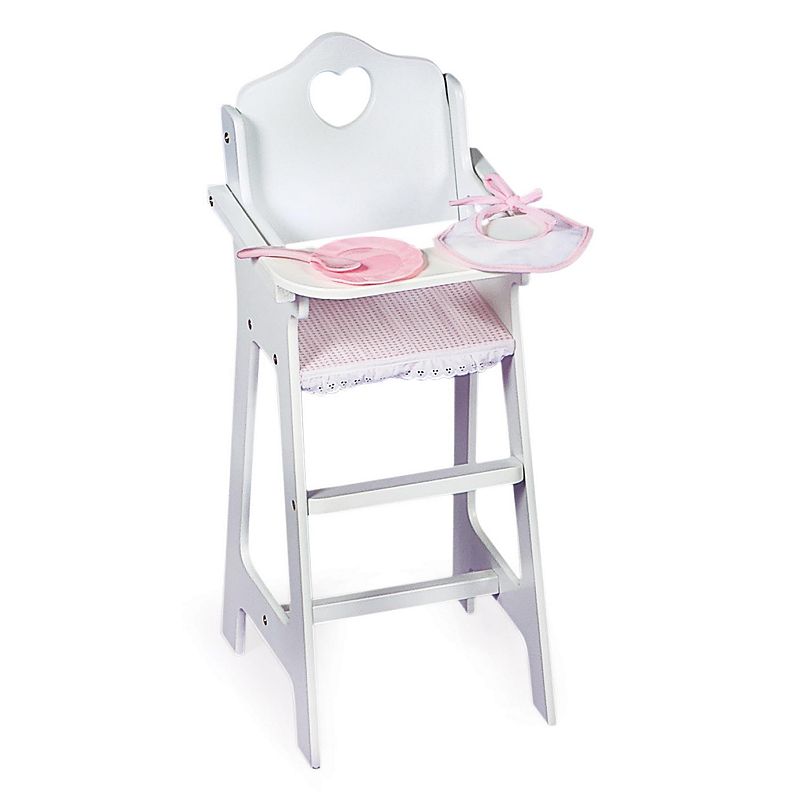 Badger Basket Doll High Chair Set, Pink