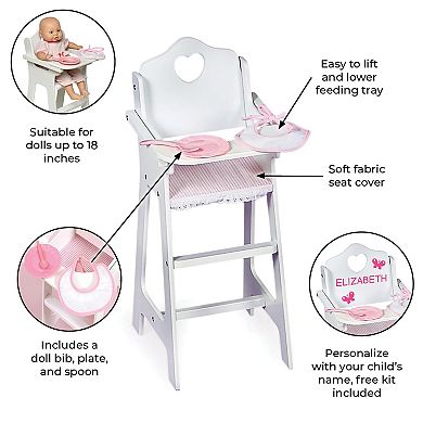 Badger Basket Doll High Chair Set