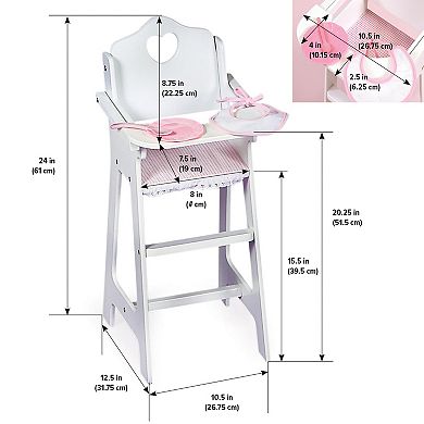 Badger Basket Doll High Chair Set