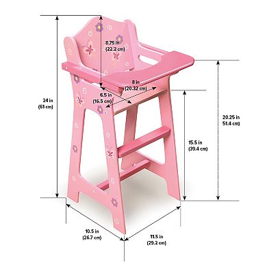 Badger Basket Doll High Chair