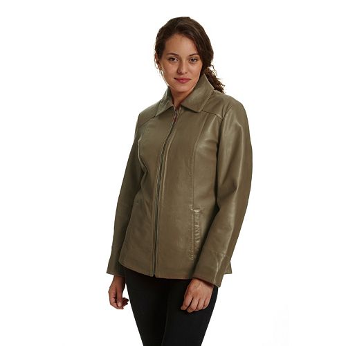 Women's Excelled Leather Scuba Jacket