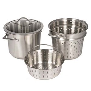 Calphalon Contemporary Stainless 8-qt. Covered Stainless Steel Multi-Purpose Pot