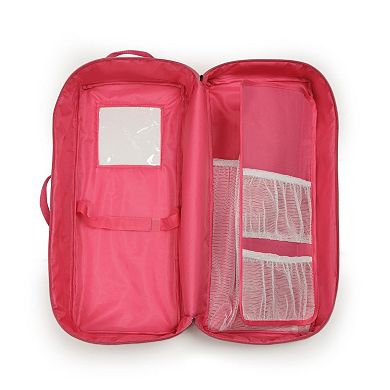 Badger Basket 2-in-1 Doll Travel Case and Bed