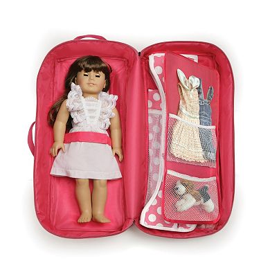 Badger Basket 2-in-1 Doll Travel Case and Bed