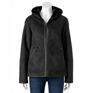 Women's Excelled Faux-Shearling Hooded Jacket