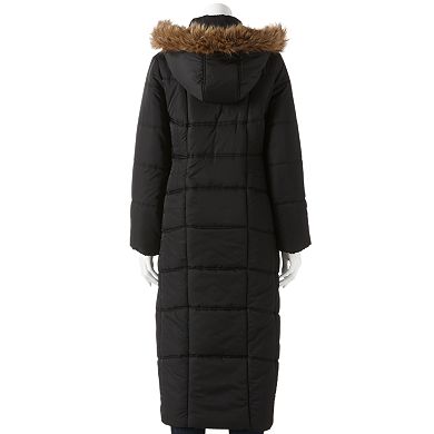 Women's Excelled Hooded Long Puffer Coat