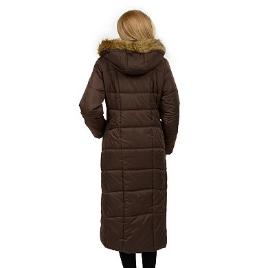 Women's Excelled Hooded Long Puffer Coat