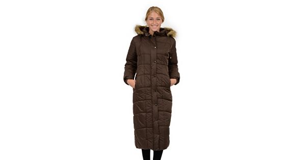 Women&#39;s Excelled Hooded Long Puffer Coat