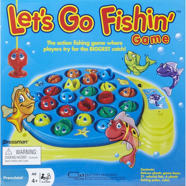  Let's Go Fishin' Game by Pressman - The Original Fast