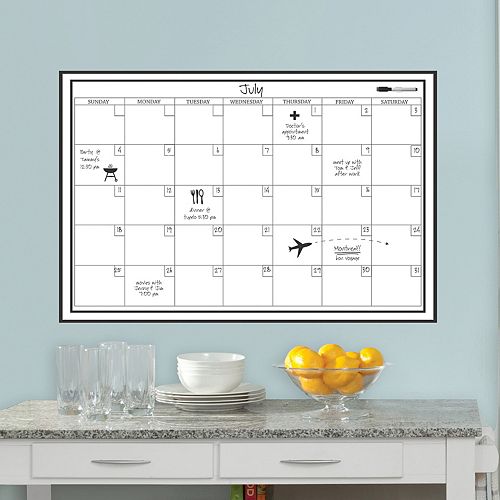 WallPops Large Monthly Calendar Wall Decal