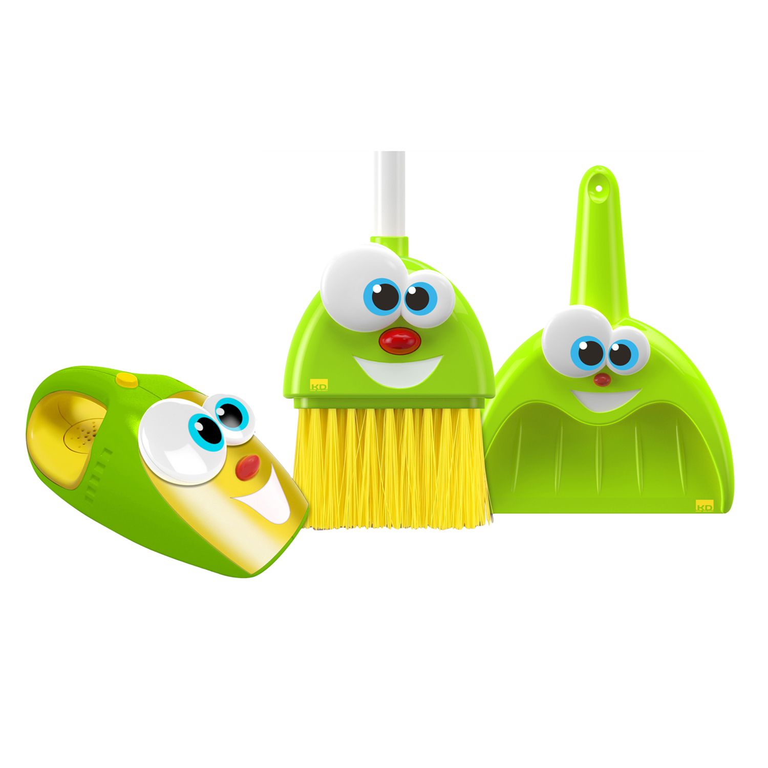 toy broom and vacuum set