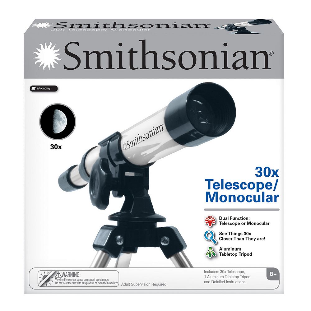 Smithsonian 30x Telescope Monocular Kit With Tripod for sale online 