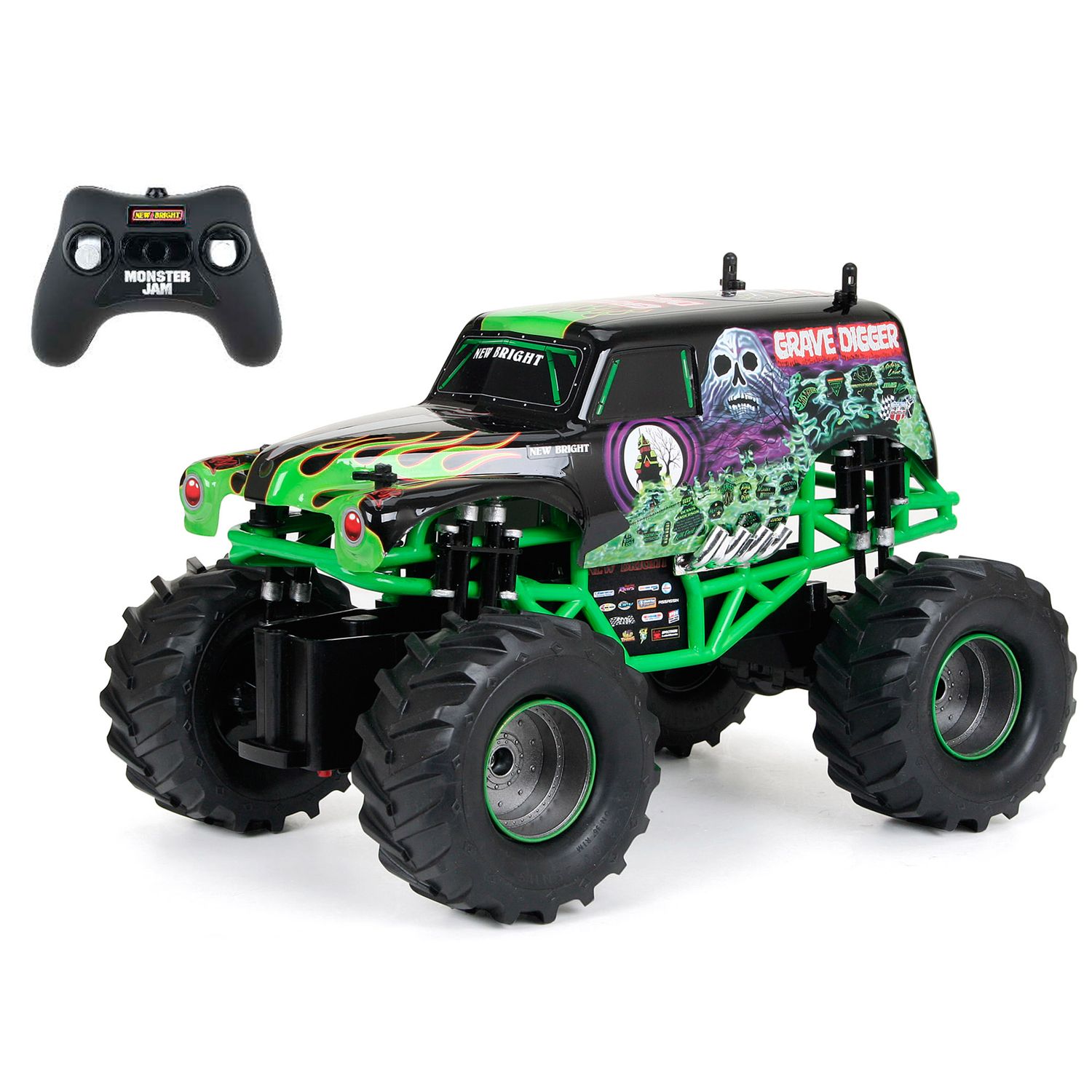 new bright monster jam grave digger