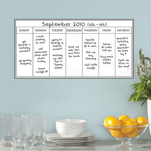 WallPops Weekly Planner Wall Decal