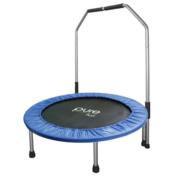 Pure Fun 40 In Mini Trampoline With Rail