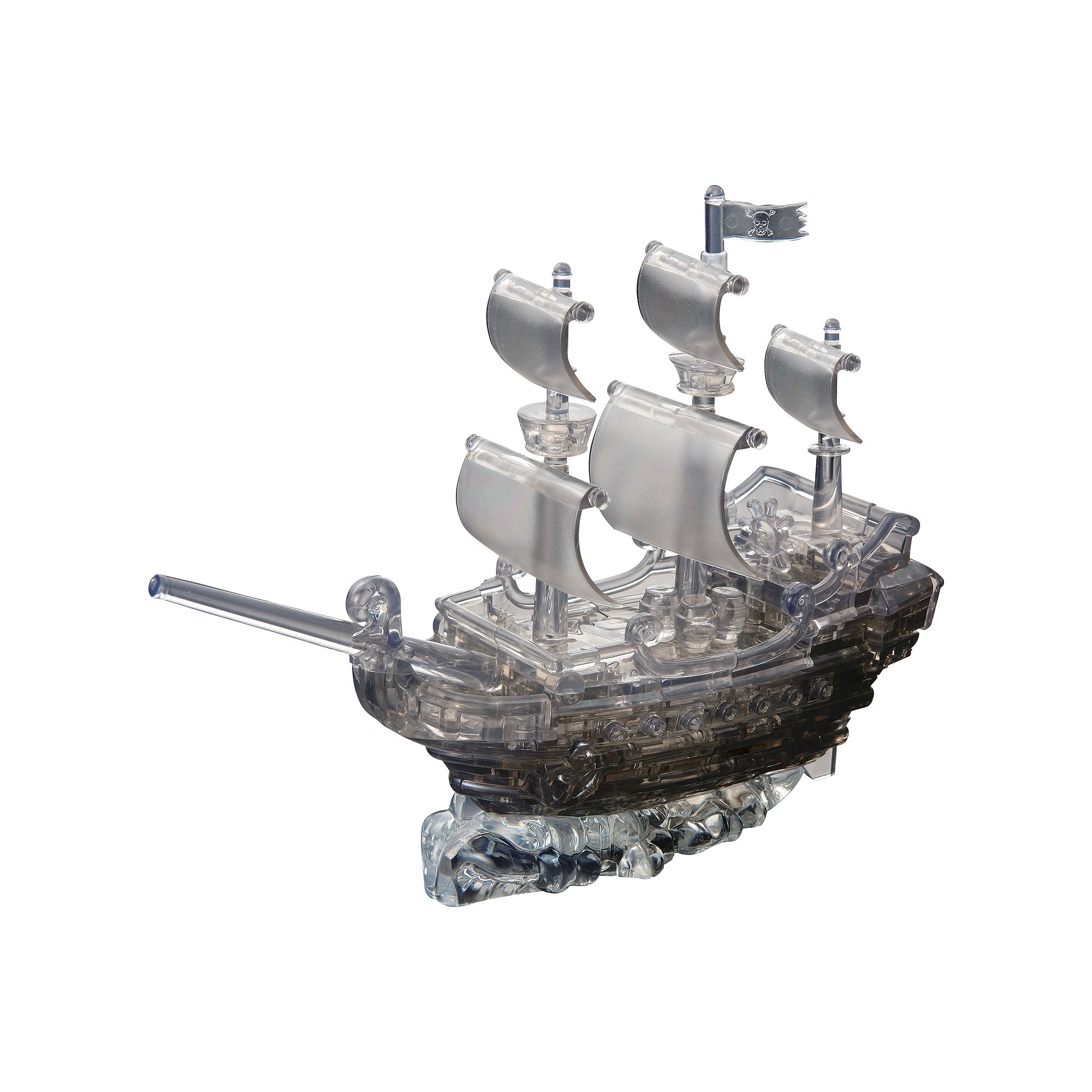 3D Crystal 101-pc. Pirate Ship Puzzle by BePuzzled, Multicolor
